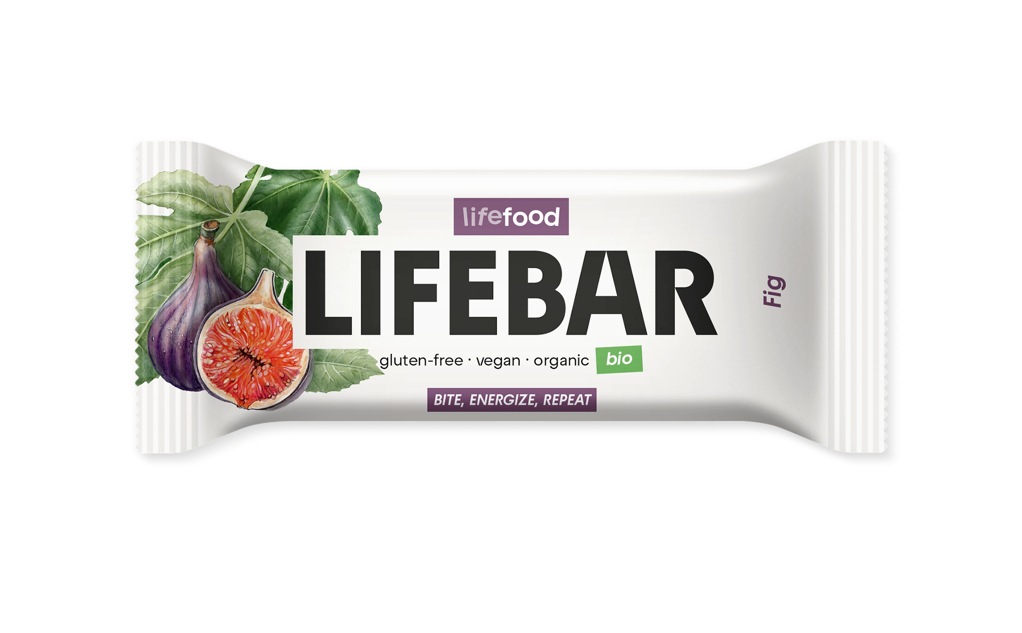 Lifefood Lifebar vijgen glutenvrij bio & raw 40g